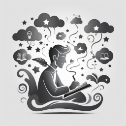 writer creating manuscript